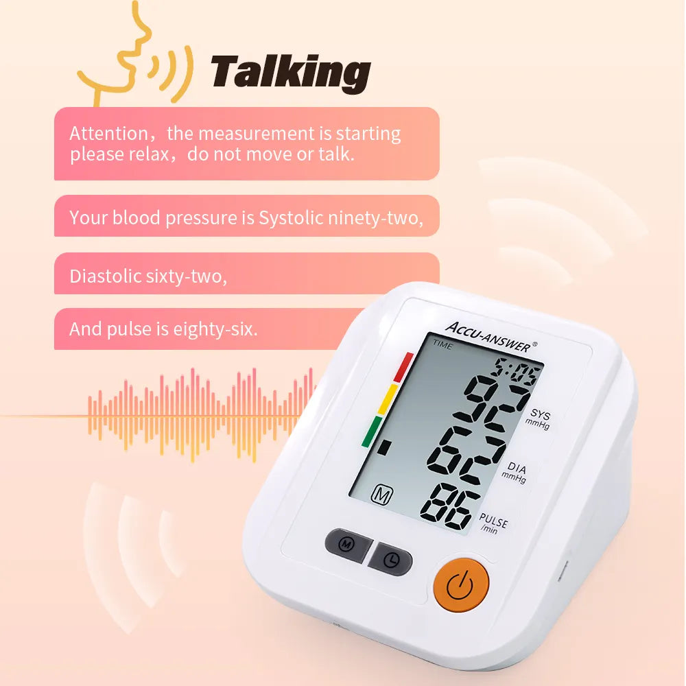 Accu-Answer BP-JC312 Automatic Upper-Arm Blood Pressure Monitor