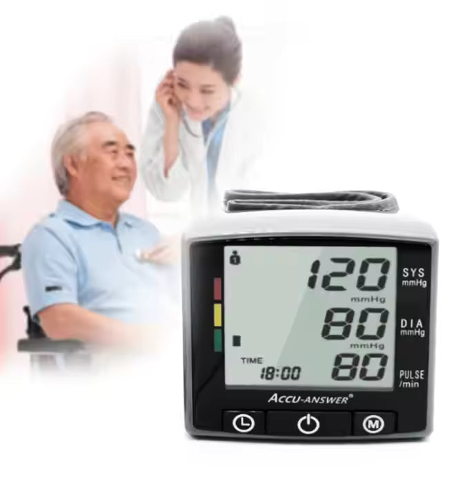 BP168W Automatic Wrist Blood Pressure Monitor with Voice Output