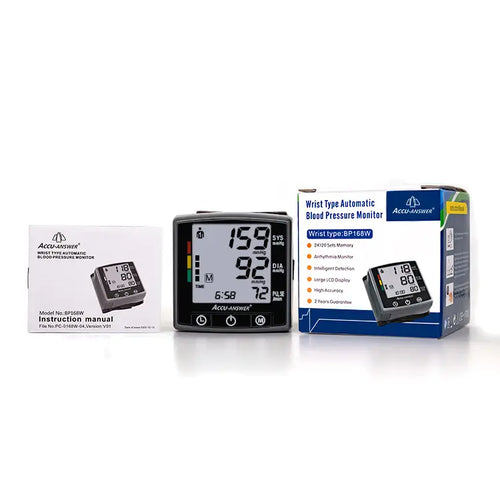 BP168W Automatic Wrist Blood Pressure Monitor with Voice Output