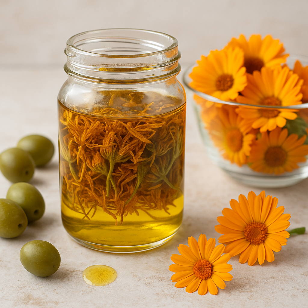 Calendula-Infused Olive Oil – 30 ml