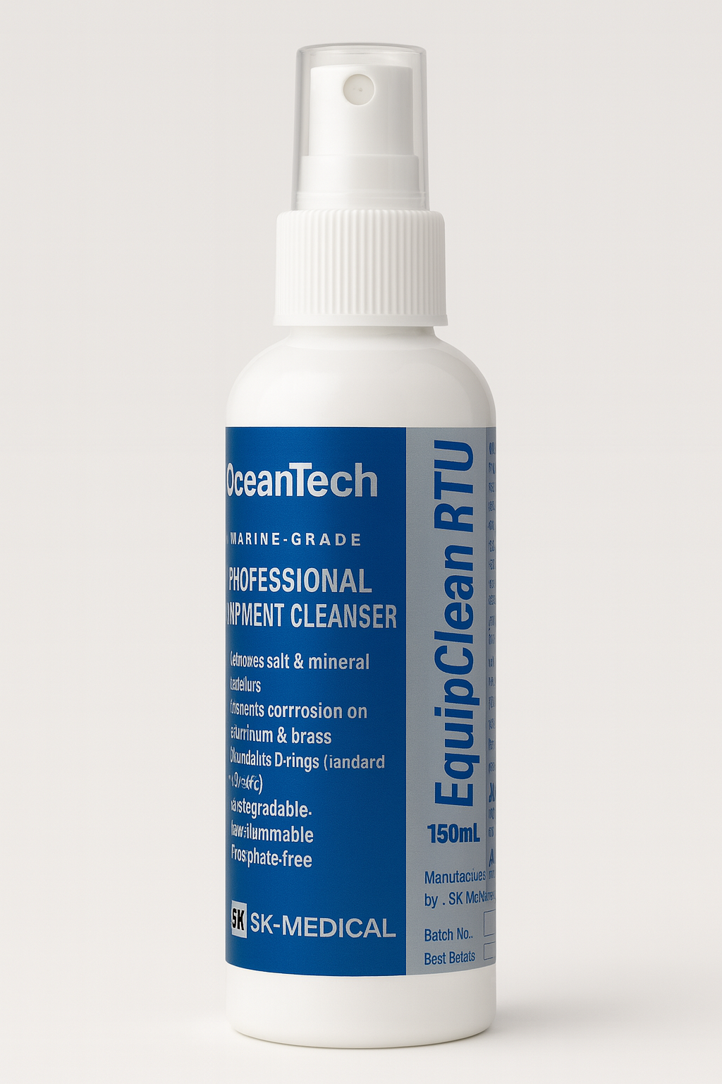 OceanTech™ EquipClean RTU – Professional Marine Equipment Cleanser (150 ml Spray)