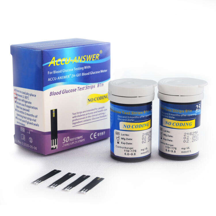 Accu-Answer B1n Blood Glucose Test Strips (50 pcs)