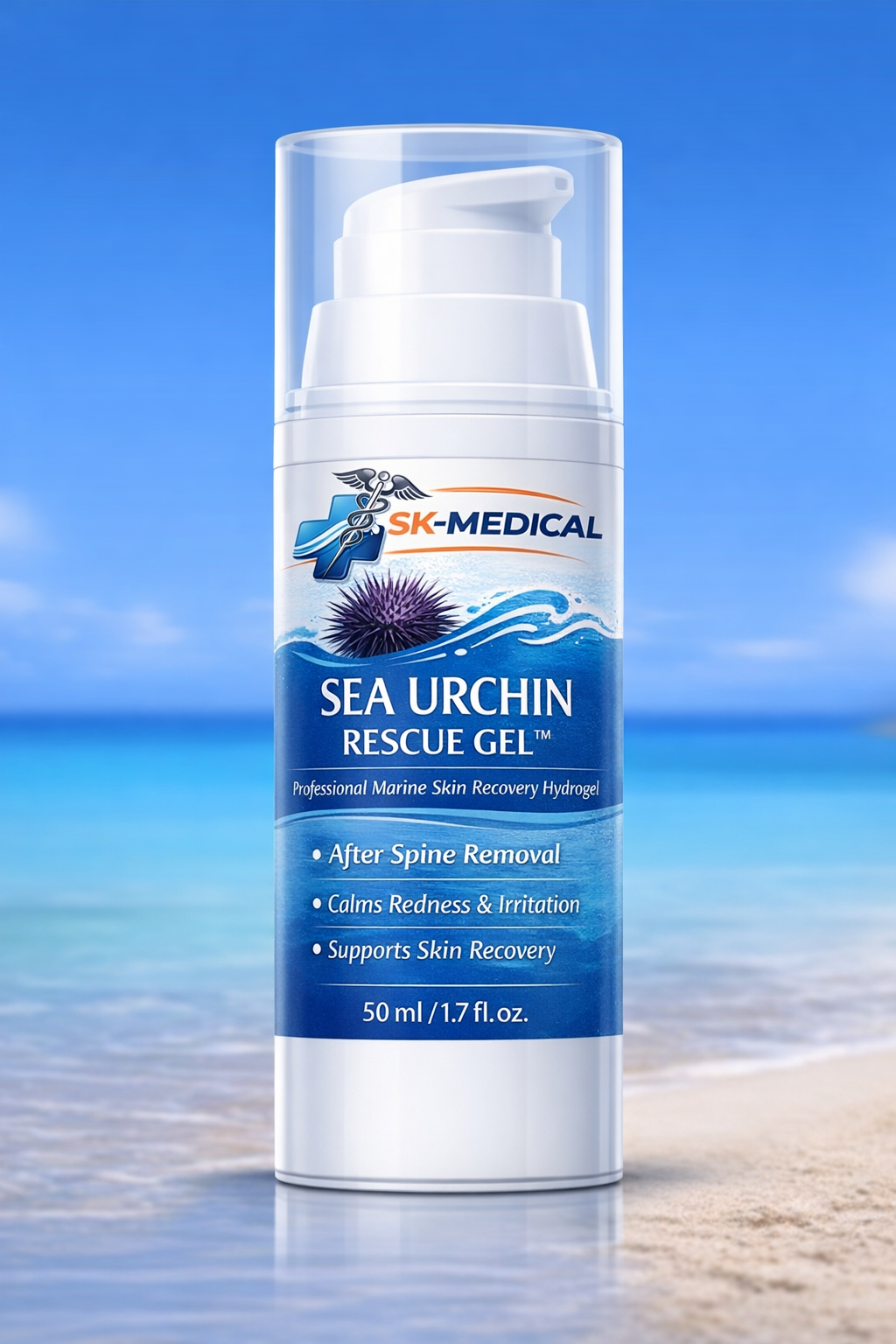 Sea Urchin Rescue Gel™ – Professional Marine Skin Recovery Hydrogel (50 ml) – PRE-ORDER