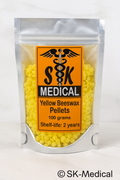 Yellow Beeswax Pellets – 100 g (Pure &amp; Natural)