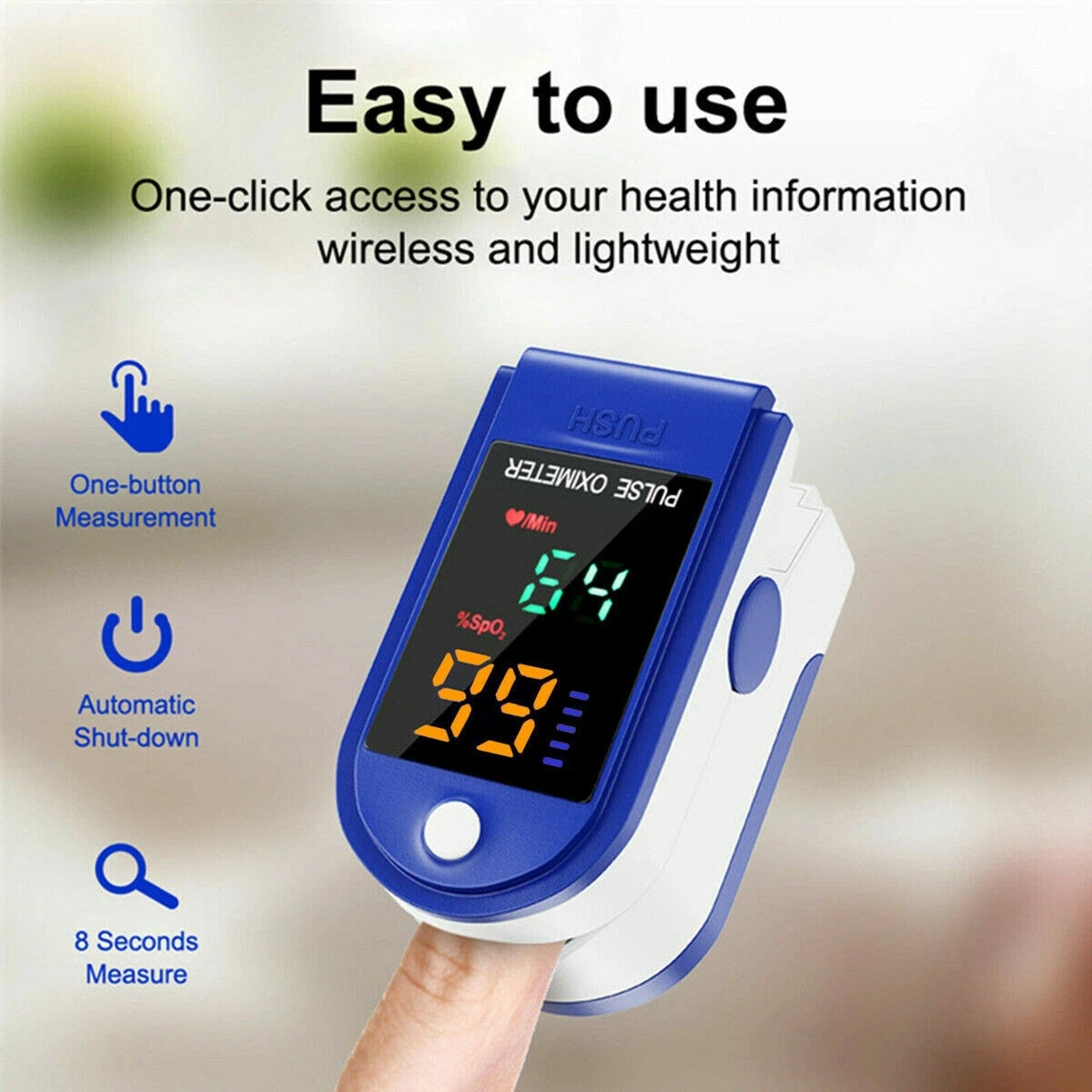🩺 LK87 Fingertip Pulse Oximeter